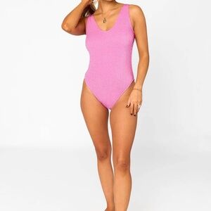 NWT- Buddy Love CARLY MAGENTA ONE PIECE- Medium